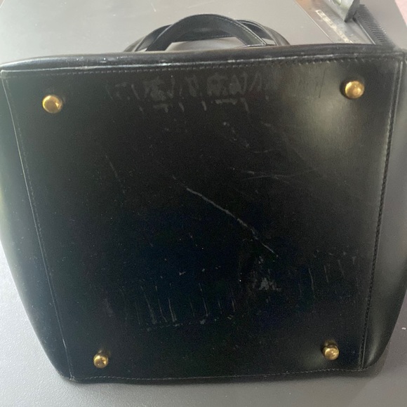 CARTIER VINTAGE BLACK STRUCTURED BAG * HOST PICK - Picture 12 of 16